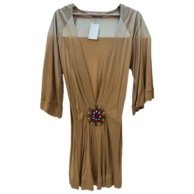 Pre-owned Pinko Tunic In Gold