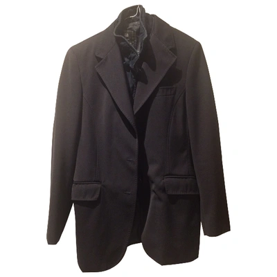 Pre-owned Fay Blue Synthetic Jacket