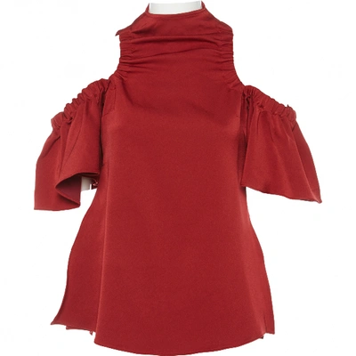 Pre-owned Ellery Red Synthetic Top