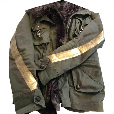 Pre-owned Project Foce Green Synthetic Coat