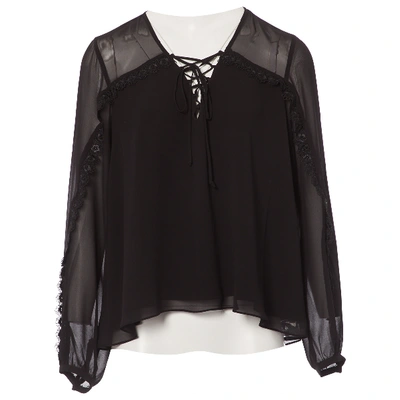 Pre-owned Haute Hippie Black Polyester Top