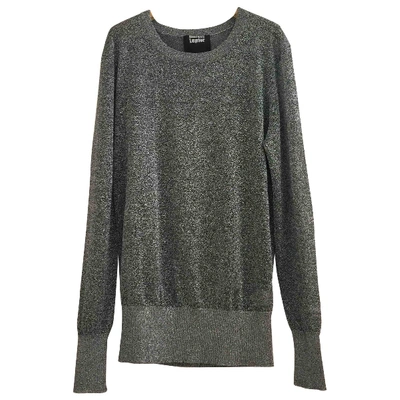 Pre-owned Markus Lupfer Silver Polyester Top