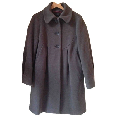 Pre-owned Comptoir Des Cotonniers Wool Coat In Anthracite