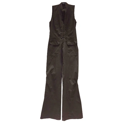 Pre-owned Barbara Bui Jumpsuit In Khaki