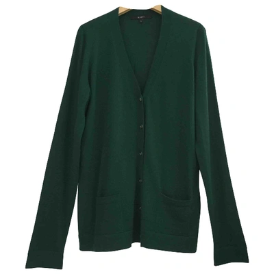 Pre-owned Gucci Cashmere Cardi Coat In Green