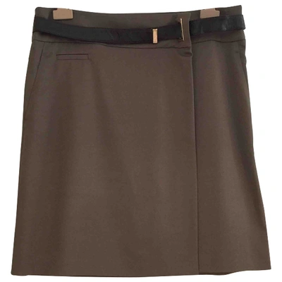 Pre-owned Gucci Mini Skirt In Green