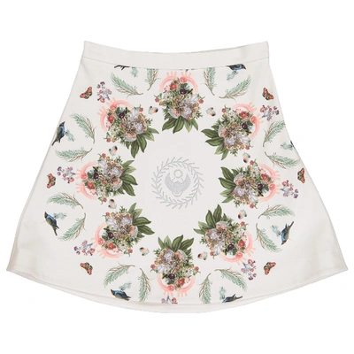 Pre-owned Frankie Morello Mid-length Skirt In White