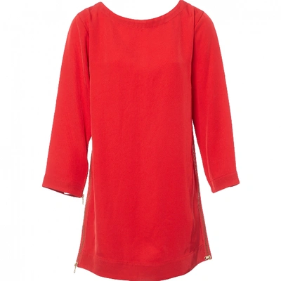 Pre-owned Marc By Marc Jacobs Mini Dress In Red