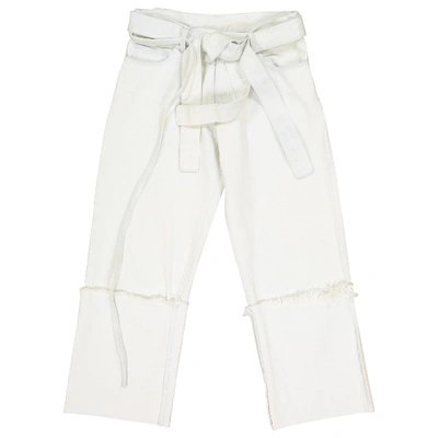 Pre-owned Marques' Almeida White Cotton Jeans