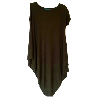 Pre-owned Alice And Olivia Tunic In Green