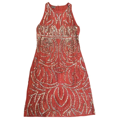 Pre-owned Philosophy Di Alberta Ferretti Silk Mid-length Dress In Red