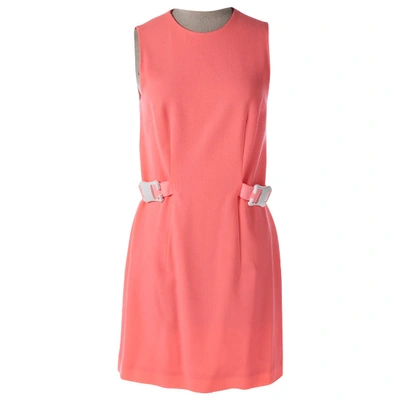 Pre-owned Christopher Kane Wool Mini Dress In Pink