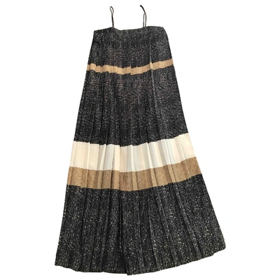 Pre-owned Max Mara Maxi Dress In Multicolour