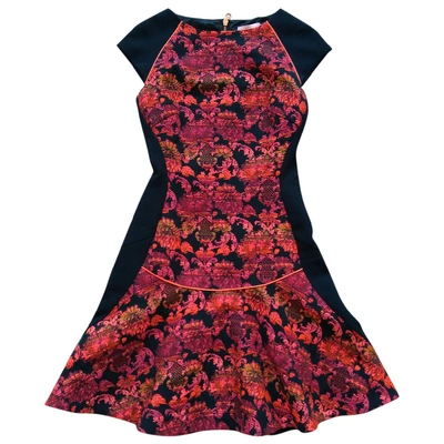 Pre-owned Ted Baker Mini Dress In Red