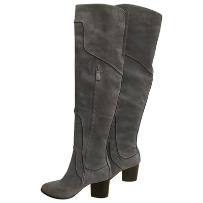 Pre-owned Rebecca Minkoff Boots In Grey