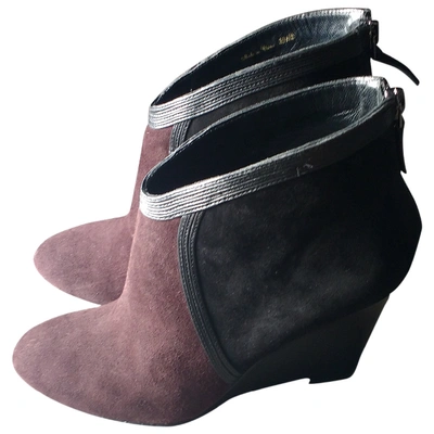 Pre-owned Elie Tahari Ankle Boots In Other