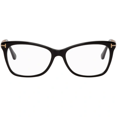 Tom Ford Squared Frame Glasses In 001 Black