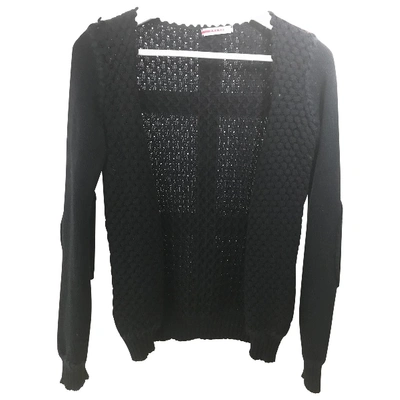 Pre-owned Prada Wool Cardigan In Black