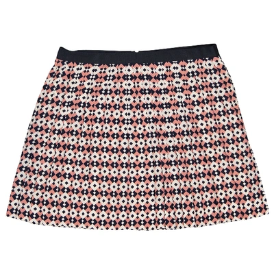 Pre-owned Jcrew Silk Mini Skirt In Multicolour