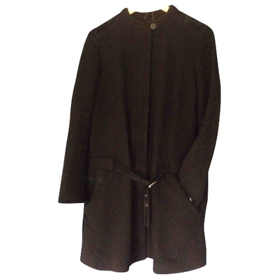 Pre-owned Vanessa Bruno Wool Coat In Black