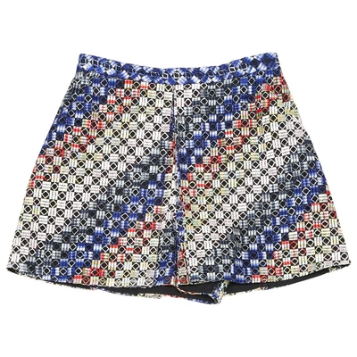 Pre-owned Marco De Vincenzo Multicolour Polyester Shorts