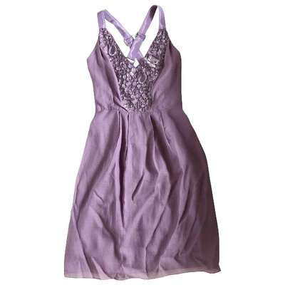 Pre-owned Moschino Cheap And Chic Mid-length Dress In Purple