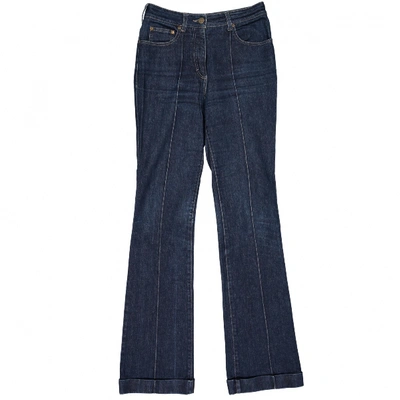 Pre-owned Alexander Mcqueen Blue Cotton - Elasthane Jeans