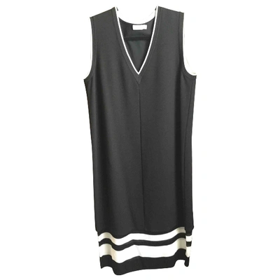 Pre-owned Vince Mid-length Dress In Black