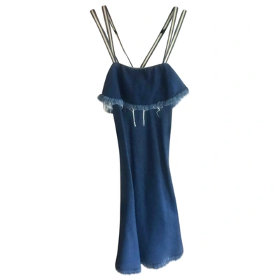 Pre-owned Max Mara Mid-length Dress In Blue