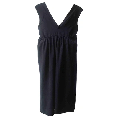 Pre-owned Marni Wool Mid-length Dress In Blue