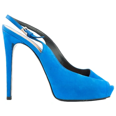Pre-owned Barbara Bui Heels In Blue