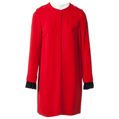 Pre-owned Victoria Victoria Beckham Dress In Red