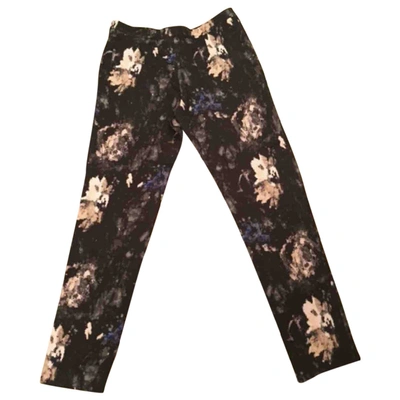 Pre-owned Msgm Carot Pants In Black