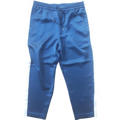 Pre-owned Alexander Wang T Large Pants In Blue