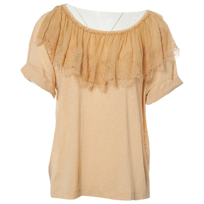 Pre-owned Chloé Pink Cotton Top