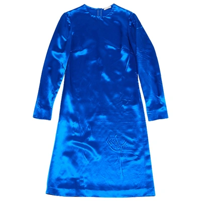 Pre-owned Miu Miu Mid-length Dress In Blue