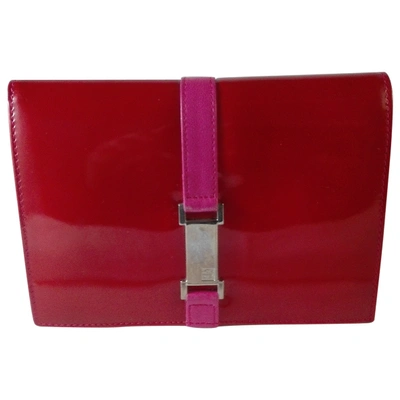 Pre-owned Nina Ricci Leather Wallet In Red