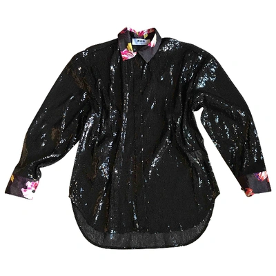 Pre-owned Msgm Shirt In Black