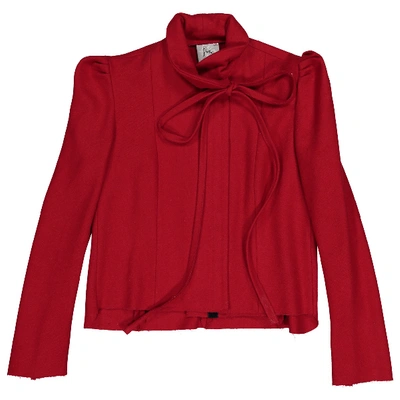 Pre-owned Preen Wool Jacket In Red