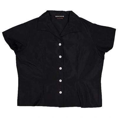 Pre-owned Rochas Shirt In Black