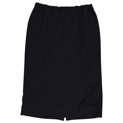Pre-owned Marni Mid-length Skirt In Navy