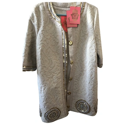 Pre-owned Manoush Coat In Gold