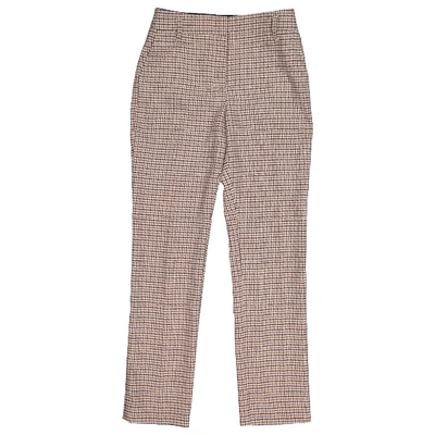Pre-owned Dorothee Schumacher Wool Trousers In Multicolour