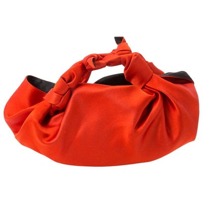 Pre-owned The Row Ascot Cloth Handbag In Orange