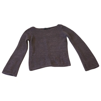 Pre-owned French Connection Wool Jumper In Purple