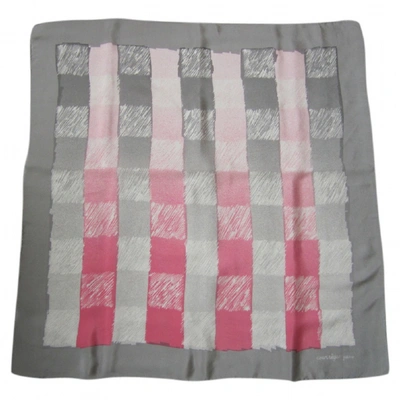Pre-owned Courrèges Silk Handkerchief In Pink