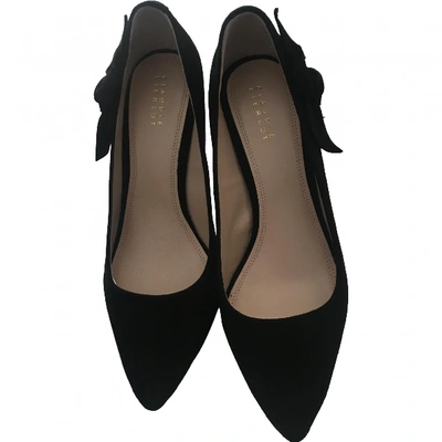 Pre-owned Claudie Pierlot Leather Heels In Black