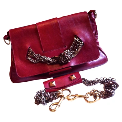 Pre-owned Marc Jacobs Collector Chain Handbag In Red