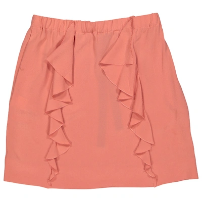 Pre-owned Marni Silk Mid-length Skirt In Pink