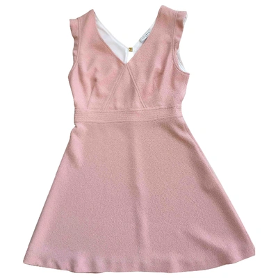 Pre-owned Sandro Mid-length Dress In Pink